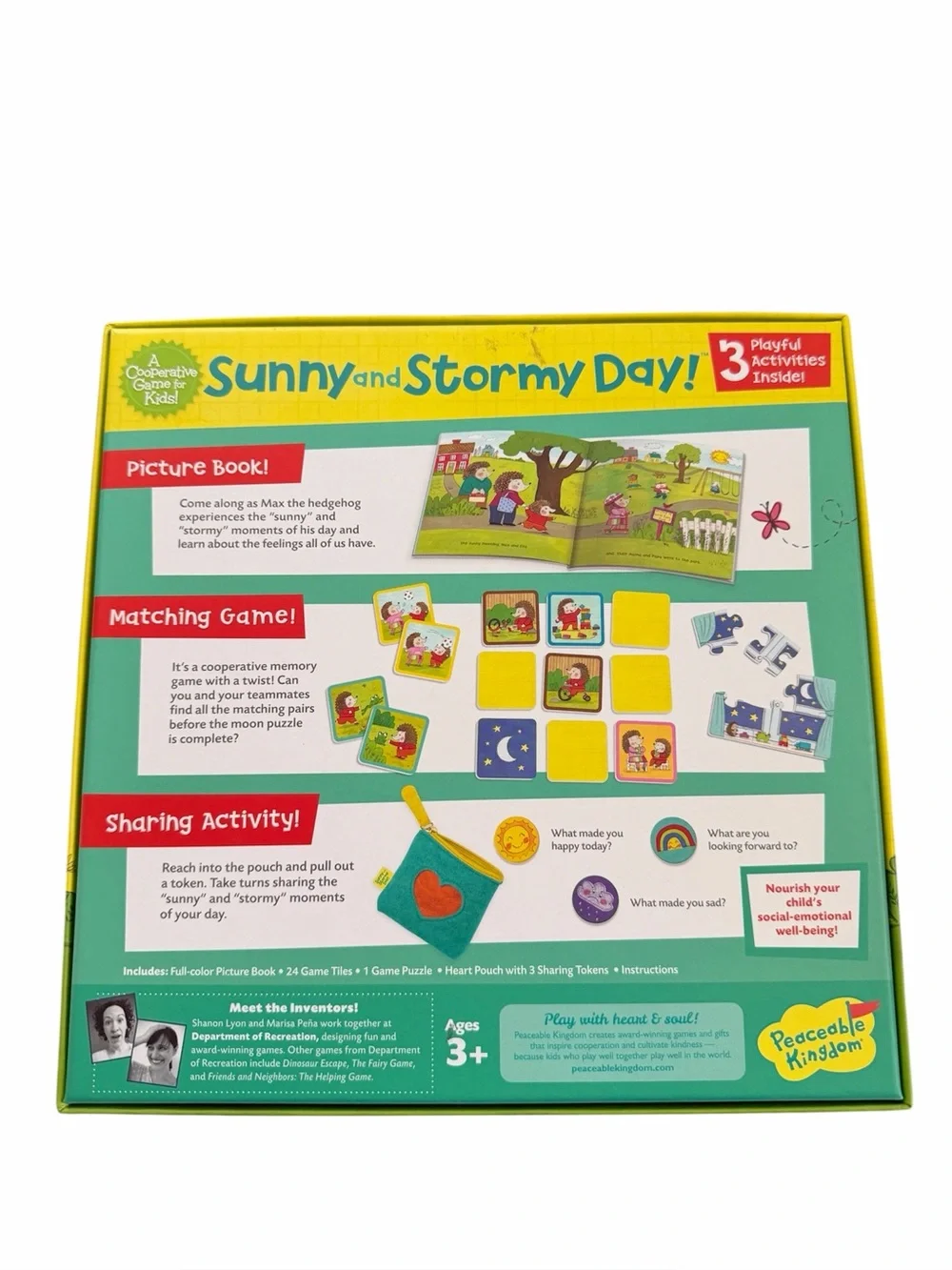 Sunny and Stormy Day: Social Emotional Learning Game,Matching & Sharing Activity